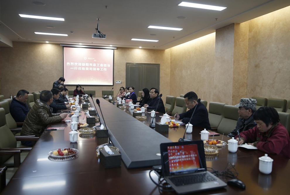 华莱工会举办总裁张先枚评选“益阳市劳动模范”座谈会